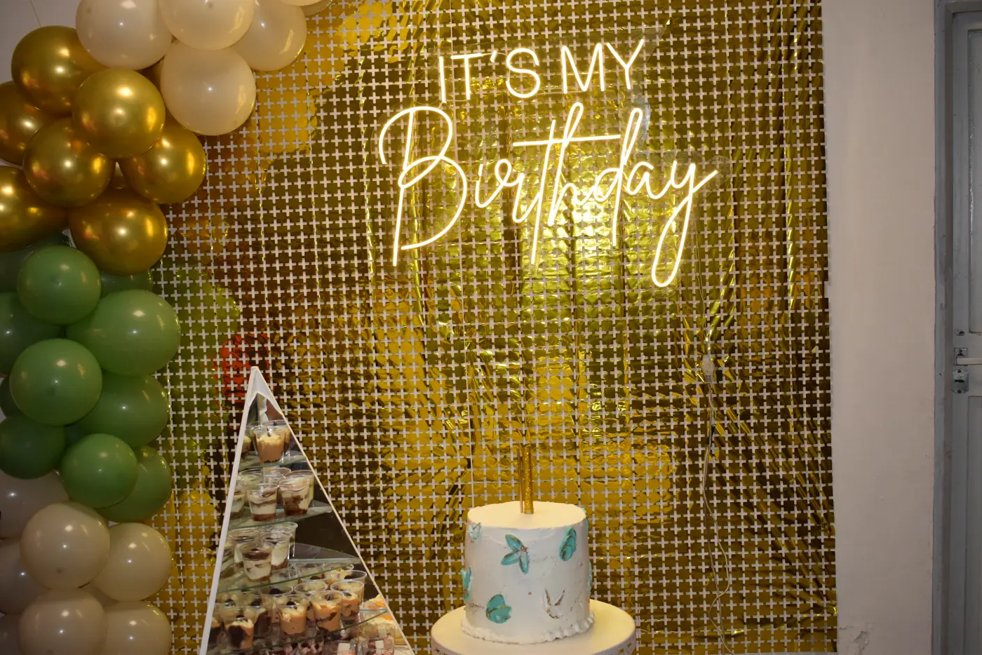 Cumpleaños con globos